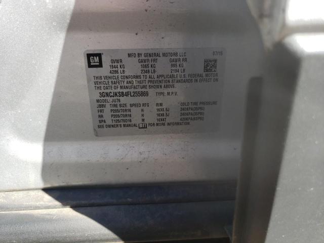 Photo 10 from auction – 2015 CHEVROLET TRAX LS with VIN 3GNCJKSB4FL255869