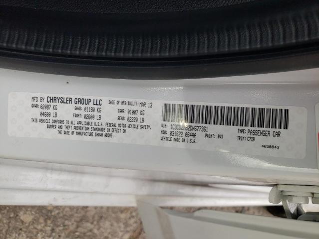 Photo 10 from auction – 2013 DODGE AVENGER SE with VIN 1C3CDZAB2DN677361