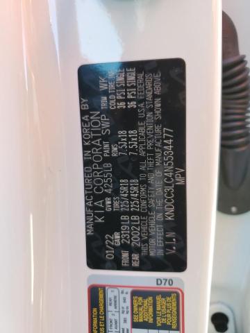 Photo 10 from auction – 2022 KIA NIRO TOURI with VIN KNDCC3LC4N5534477