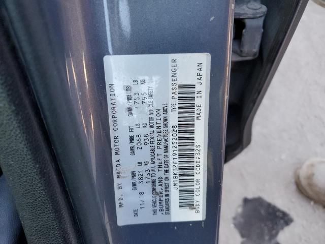 Photo 10 from auction – 2009 MAZDA 3 I with VIN JM1BK32F191252028