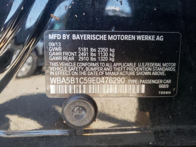 Photo 10 from auction – 2014 BMW 535 I with VIN WBA5B1C59ED476290