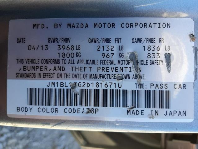 Photo 10 from auction – 2013 MAZDA 3 I with VIN JM1BL1TG2D1816710