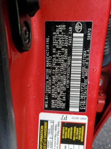 Photo 10 from auction – 2013 TOYOTA CAMRY L with VIN 4T1BF1FK5DU718935