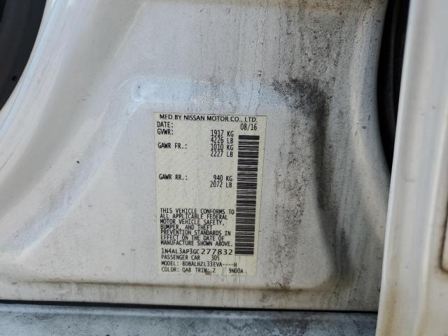 Photo 10 from auction – 2016 NISSAN ALTIMA 2.5 with VIN 1N4AL3AP3GC277832