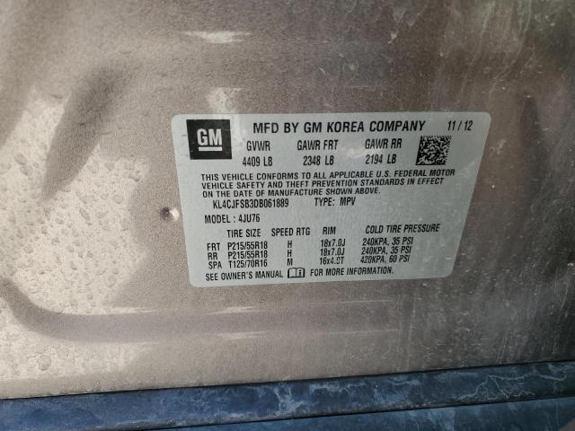 Photo 10 from auction – 2013 BUICK ENCORE CON with VIN KL4CJFSB3DB061889
