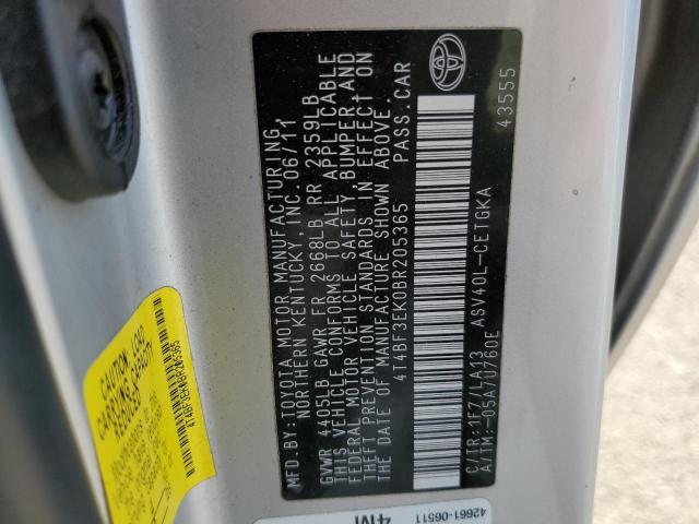 Photo 10 from auction – 2011 TOYOTA CAMRY BASE with VIN 4T4BF3EK0BR205365