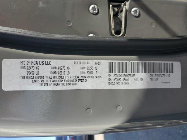 Photo 10 from auction – 2019 DODGE CHARGER SC with VIN 2C3CDXGJ9KH685398