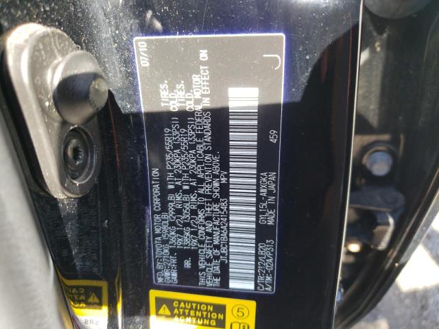 Фото 10 с аукциона – 2010 LEXUS RX 450 с VIN JTJBC1BA6A2415483