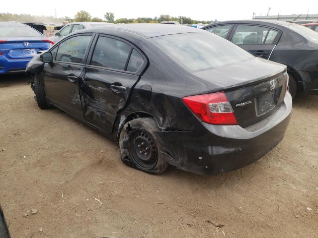 Photo 3 from auction – 2012 HONDA CIVIC LX with VIN 19XFB2F55CE002065