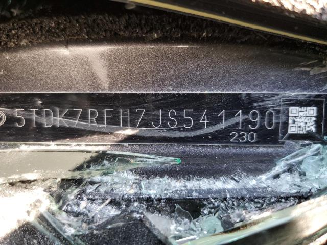 Photo 10 from auction – 2018 TOYOTA HIGHLANDER with VIN 5TDKZRFH7JS541190