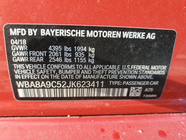 Photo 10 from auction – 2018 BMW 320 I with VIN WBA8A9C52JK623411