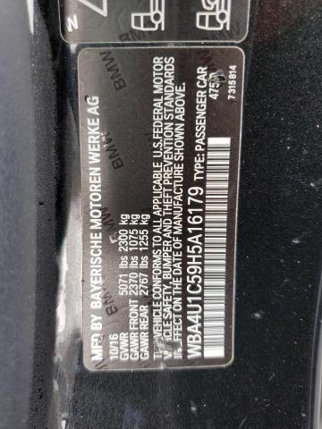 Photo 10 from auction – 2017 BMW 440XI with VIN WBA4U1C59H5A16179