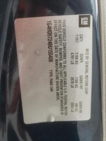 Photo 10 from auction – 2008 BUICK LUCERNE CX with VIN 1G4HD57248U155436