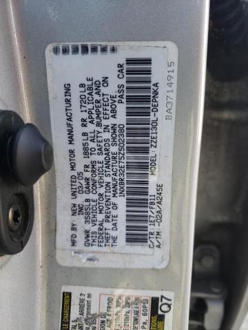 Photo 10 from auction – 2005 TOYOTA COROLLA CE with VIN 1NXBR32E75Z502380