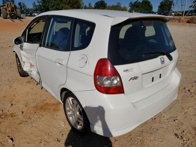 Photo 3 from auction – 2007 HONDA FIT S with VIN JHMGD38697S062426
