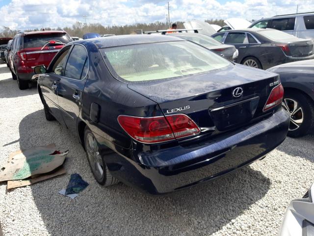 Photo 3 from auction – 2006 LEXUS ES 330 with VIN JTHBA30G665160348