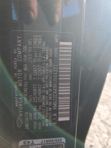 Photo 10 from auction – 2019 HYUNDAI TUCSON SE with VIN KM8J2CA4XKU944221