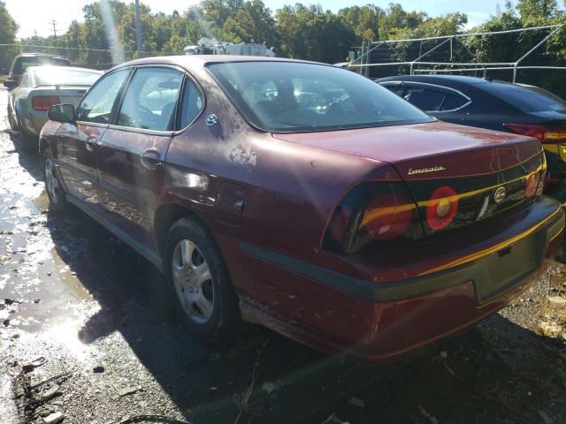 Photo 3 from auction – 2005 CHEVROLET IMPALA with VIN 2G1WF52E559263072