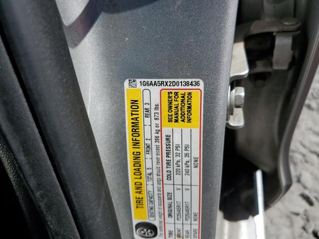 Photo 10 from auction – 2013 CADILLAC ATS with VIN 1G6AA5RX2D0138436