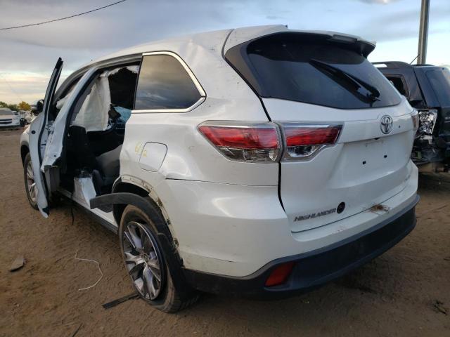 Photo 3 from auction – 2016 TOYOTA HIGHLANDER with VIN 5TDBKRFH5GS272071