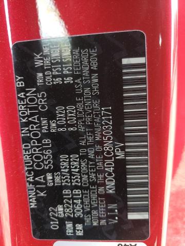Photo 10 from auction – 2022 KIA EV6 GT LIN with VIN KNDC4DLC8N5032171