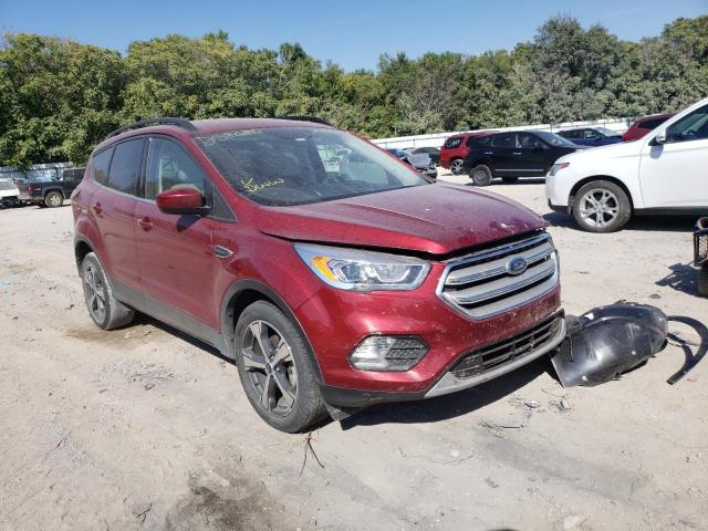 FORD ESCAPE SEL 2018 with VIN 1FMCU0HD7JUD58680 - Photo from auction