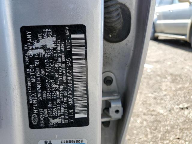 Photo 10 from auction – 2017 HYUNDAI TUCSON LIM with VIN KM8J3CA49HU521345