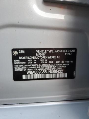 Photo 10 from auction – 2018 BMW 330 I with VIN WBA8B9G55JNU99432