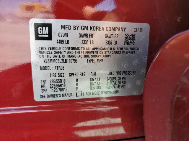 Photo 10 from auction – 2020 BUICK ENCORE GX with VIN KL4MMCSL3LB110798