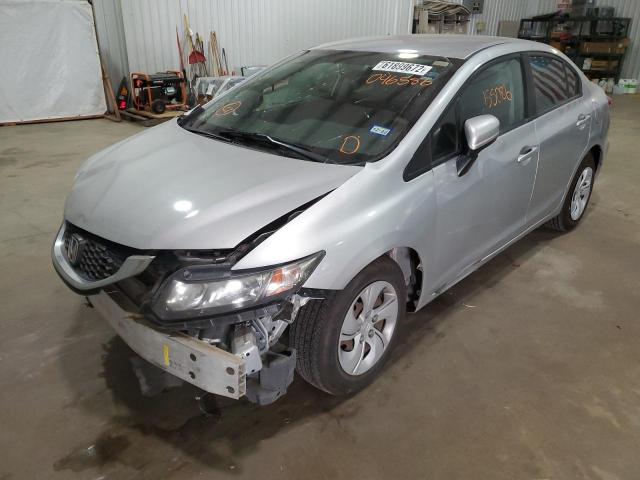 Photo 2 from auction – 2015 HONDA CIVIC LX with VIN 19XFB2F55FE046586