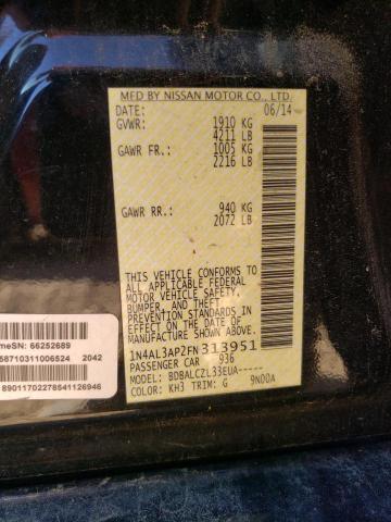 Photo 10 from auction – 2015 NISSAN ALTIMA 2.5 with VIN 1N4AL3AP2FN313951