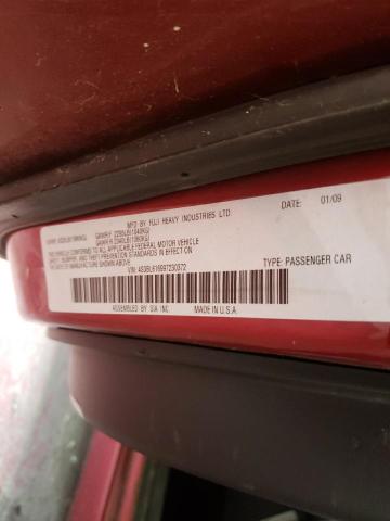 Photo 10 from auction – 2009 SUBARU LEGACY 2.5 with VIN 4S3BL616997230372