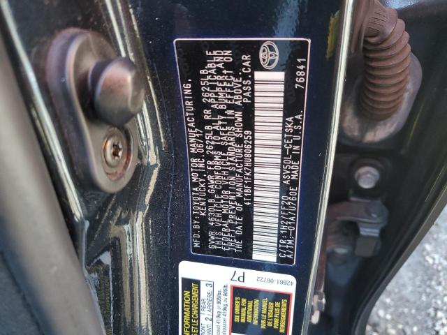 Photo 10 from auction – 2017 TOYOTA CAMRY LE with VIN 4T1BF1FK7HU806259
