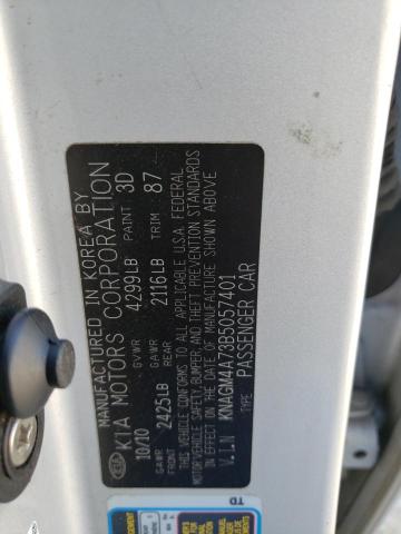 Photo 10 from auction – 2011 KIA OPTIMA LX with VIN KNAGM4A73B5057401