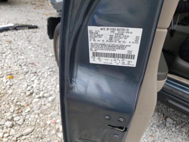 Photo 10 from auction – 2012 FORD ESCAPE XLT with VIN 1FMCU0D74CKB76000