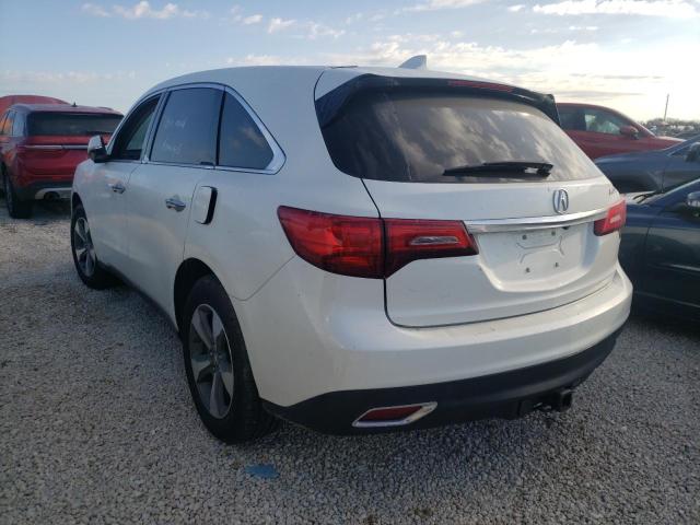 Photo 3 from auction – 2014 ACURA MDX with VIN 5FRYD3H23EB014397