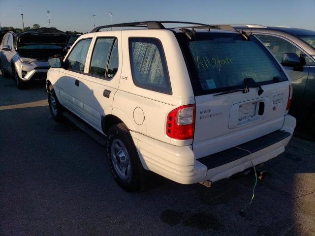 Photo 3 from auction – 2000 ISUZU RODEO S with VIN 4S2CK58WXY4341279