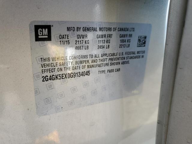 Photo 10 from auction – 2016 BUICK REGAL with VIN 2G4GK5EX0G9134045
