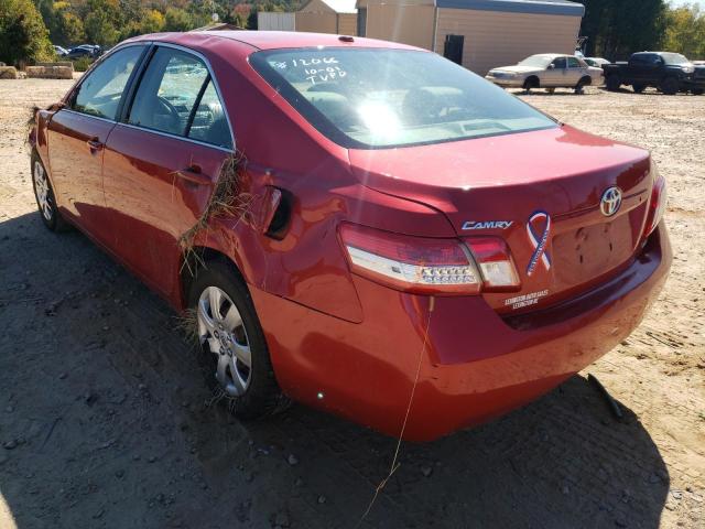 Photo 3 from auction – 2011 TOYOTA CAMRY BASE with VIN 4T1BF3EK1BU178848