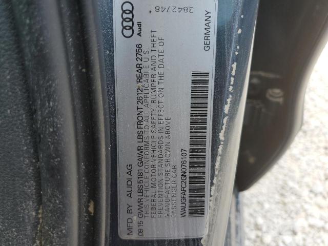 Photo 10 from auction – 2016 AUDI A6 PREMIUM with VIN WAUGFAFC2GN076107