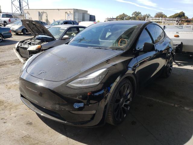 Photo 2 from auction – 2021 TESLA MODEL Y with VIN 5YJYGAEE8MF159655