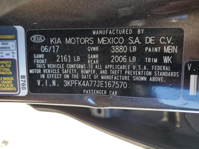 Photo 10 from auction – 2018 KIA FORTE LX with VIN 3KPFK4A77JE167570