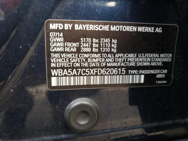 Photo 10 from auction – 2015 BMW 528 XI with VIN WBA5A7C5XFD620615