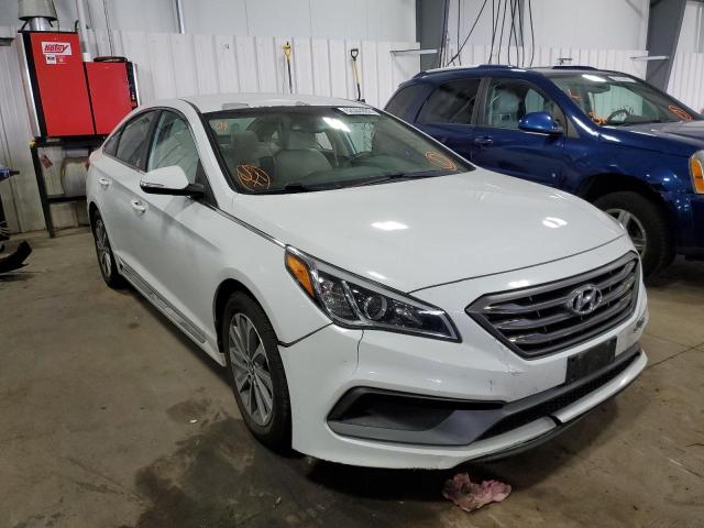 HYUNDAI SONATA SPO 2016 with VIN 5NPE34AF2GH330856 - Photo from auction