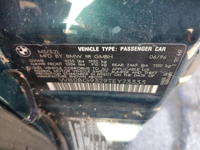 Photo 10 from auction – 1996 BMW M3 with VIN WBSBG9329TEY73333