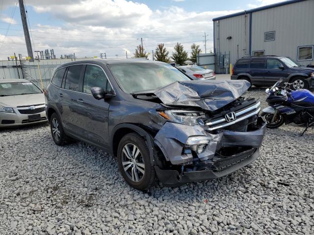 HONDA PILOT EXL 2017 with VIN 5FNYF6H52HB036693 - Photo from auction
