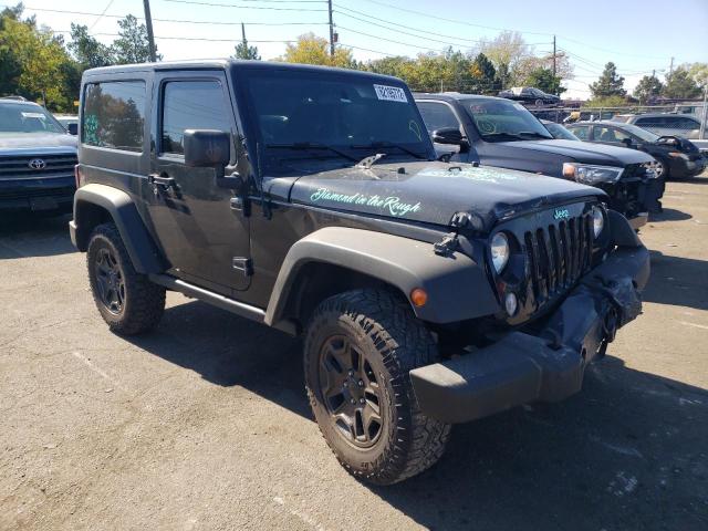 JEEP WRANGLER S 2015 with VIN 1C4AJWAG1FL560567 - Photo from auction