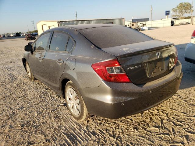 Photo 3 from auction – 2012 HONDA CIVIC LX with VIN 2HGFB2F53CH527681