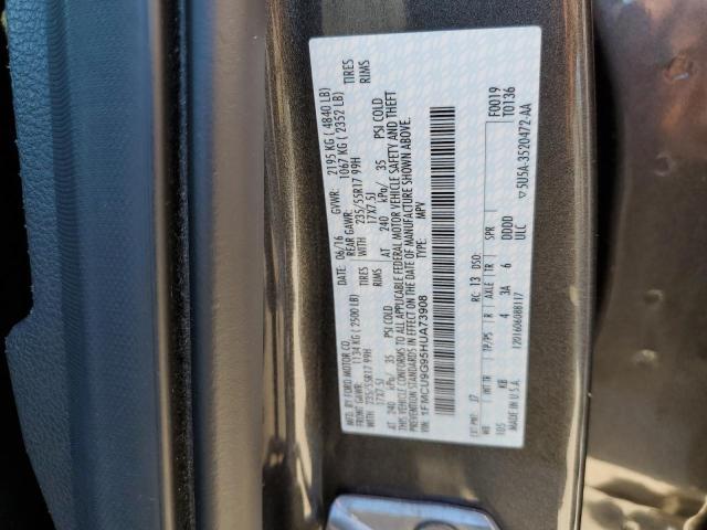 Photo 10 from auction – 2017 FORD ESCAPE with VIN 1FMCU9G95HUA73908