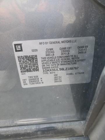 Photo 10 from auction – 2020 GMC ACADIA SLT with VIN 1GKKNULS6LZ188767